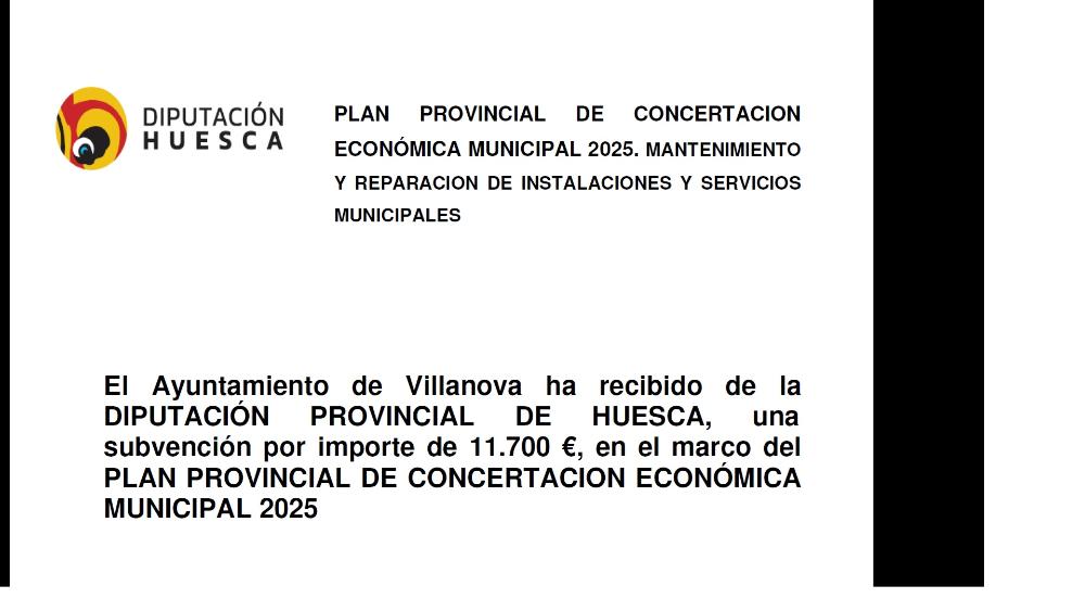 Imagen Financiación Diputación Provincial de Huesca